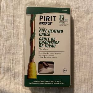 Pirit Wrap On Electric Pipe Heating Cable #31003 3ft 6 watts